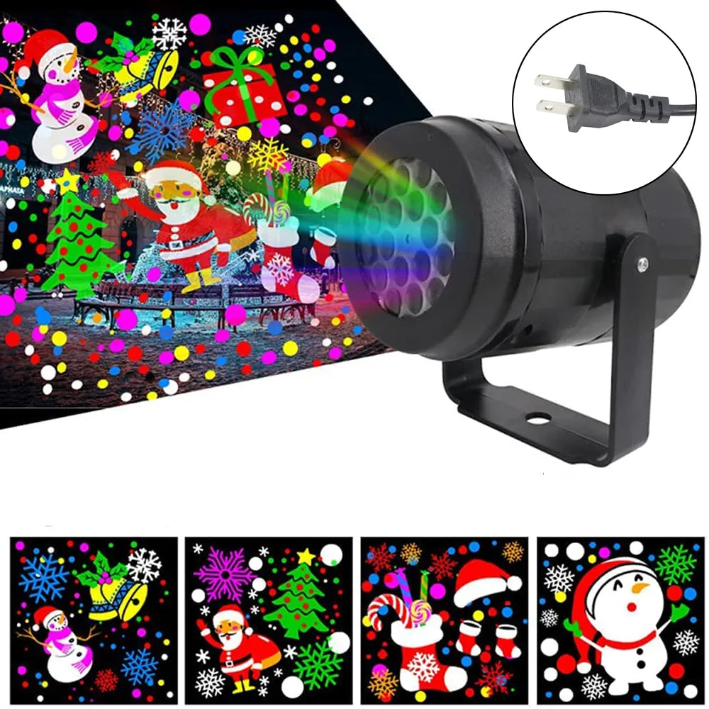 Proyector Navideño con 16 Patrones