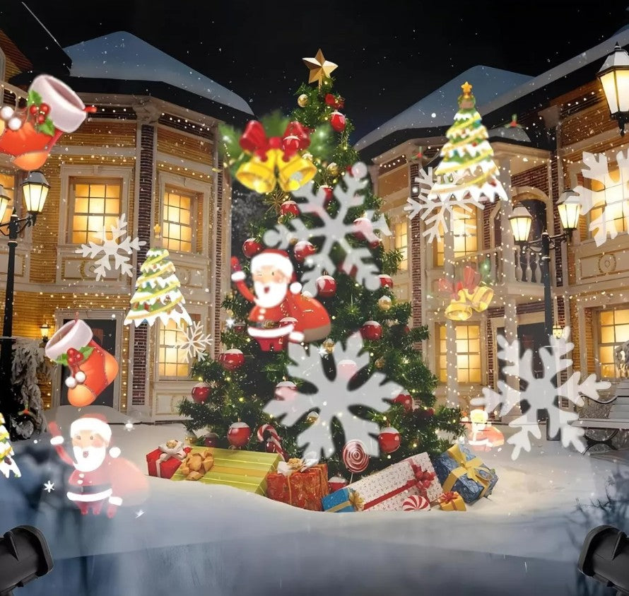 Proyector Navideño con 16 Patrones