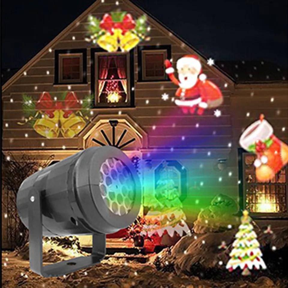 Proyector Navideño con 16 Patrones